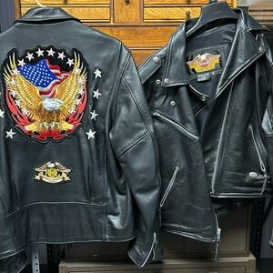 Paired Harley Davidson Jackets